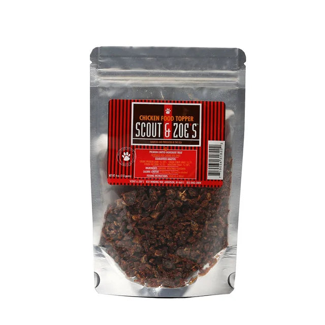 Chicken Food Topper for Dogs, Cats, and Small Animals - Jar