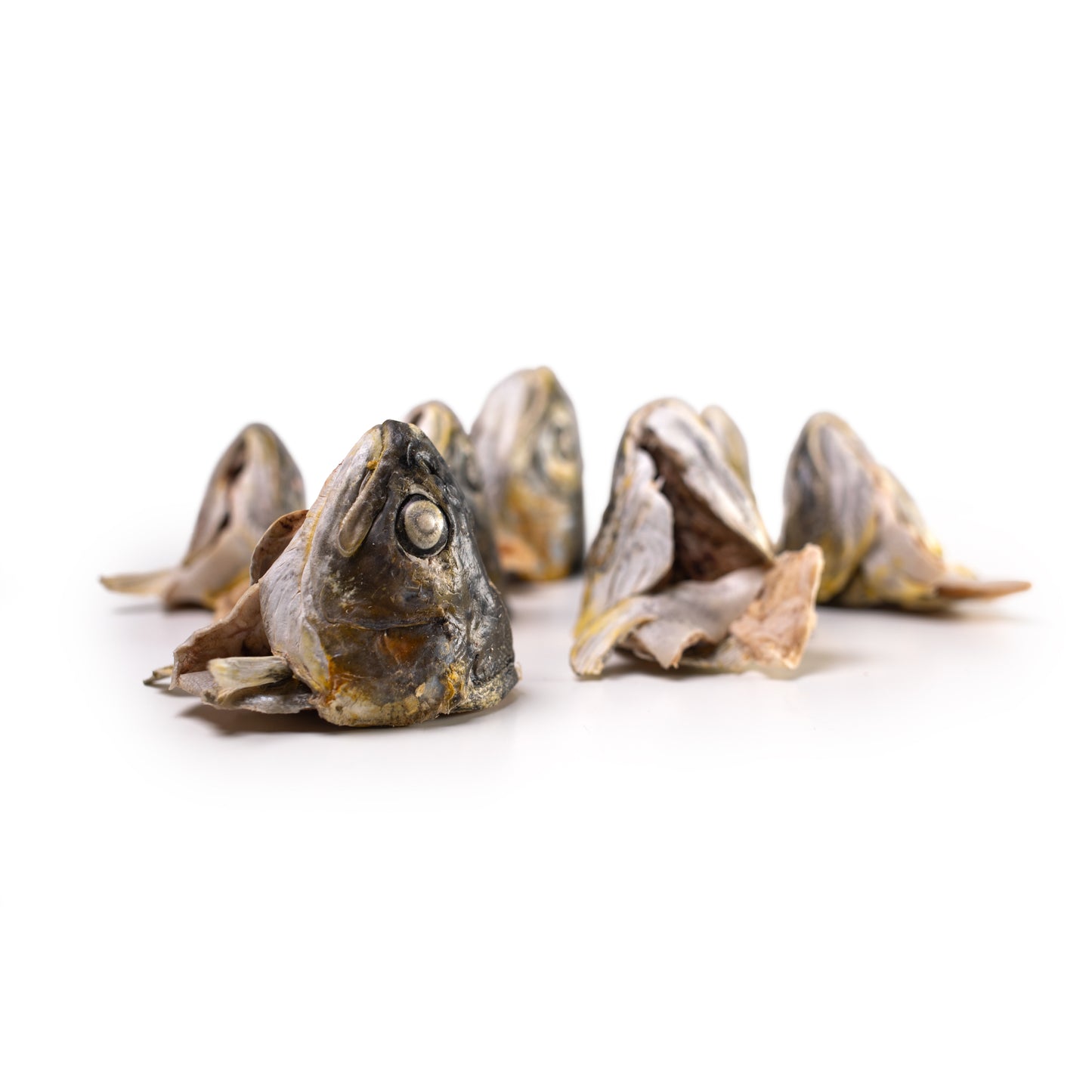 Trout Heads Treats for Dogs and Cats - Freeze Dried - Single Ingredient - Novel Protein - 6 oz Package