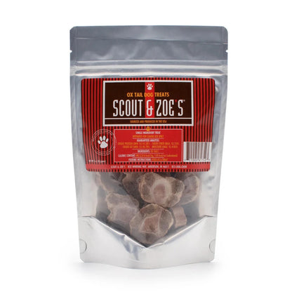 Ox Tails Treats for Dogs - Freeze Dried - Single Ingredient - 3 oz Package