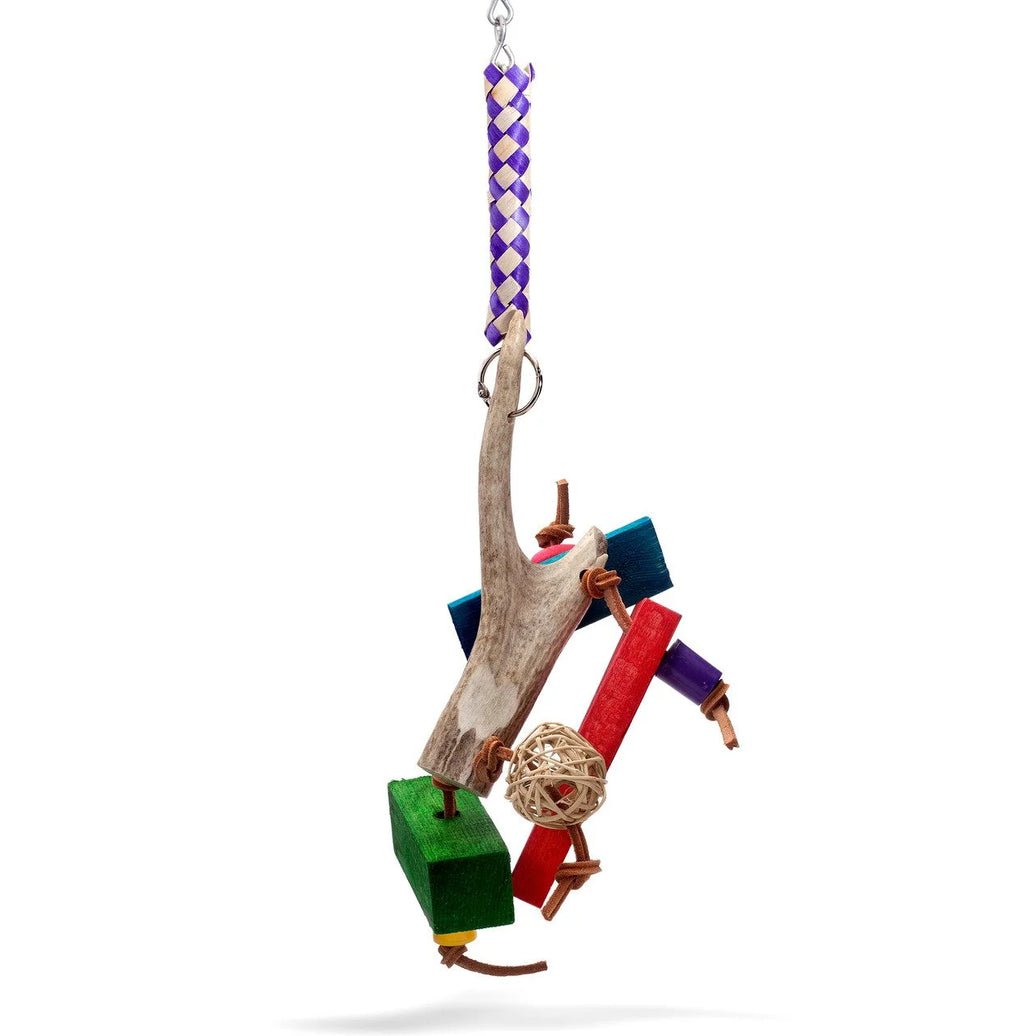 Avian Elk Antler Toy for Birds