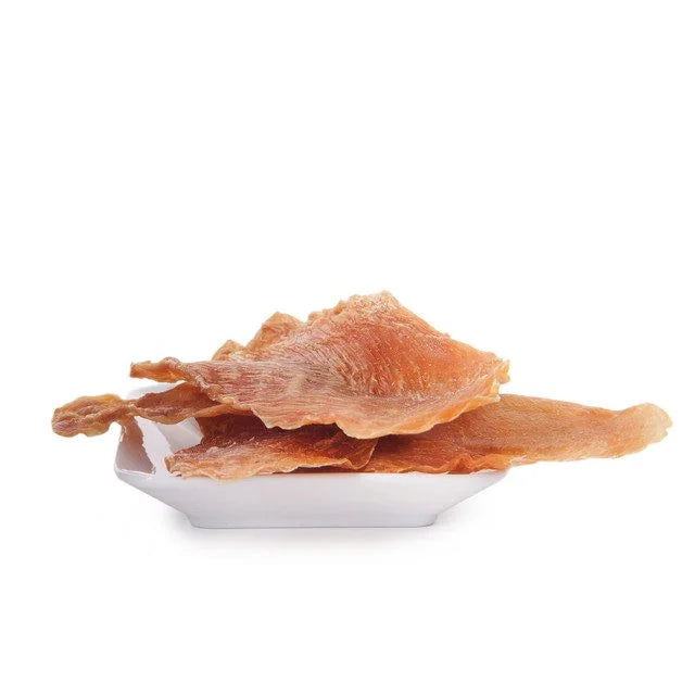Whole Muscle Chicken Jerky Treats for Dogs and Cats - Single Ingredient - Dehydrated - 4 oz Package