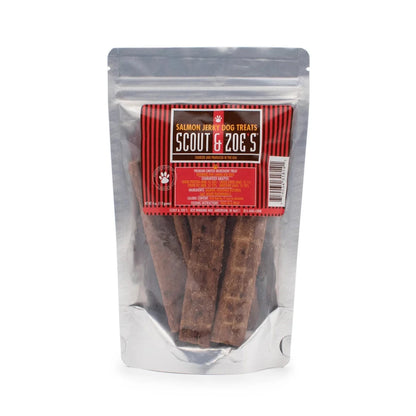 Salmon Jerky for Dogs - Limited Ingredients - 4 oz Package