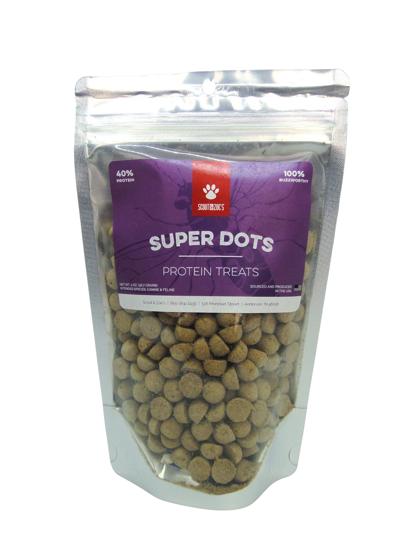 Super Fly Super Dots -- Sustainable Insect Protein
