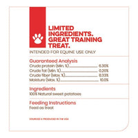 Sweet Potato Treats for Dogs, and Small Animals - Dehydrated - Single Ingredient - 6 oz Package