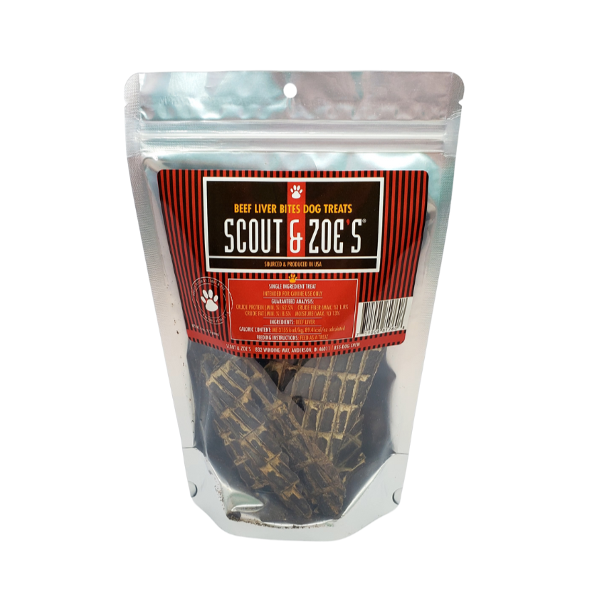 Dehydrated Beef Liver Bites for Dogs
