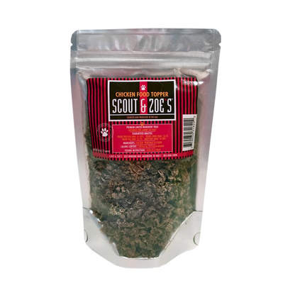 Scout & Zoe’s Chicken Food Toppers forDogs and Cats – Single Ingredient - Three for $36.99