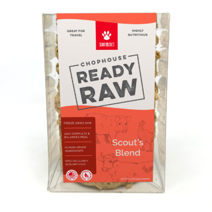Scout's Blend Chophouse Ready Raw front label